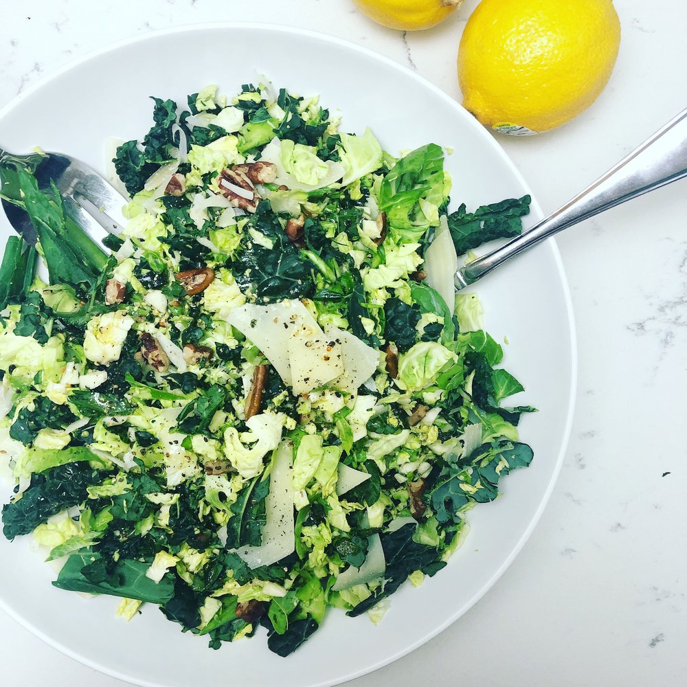 Brussels & Kale Salad Recipe