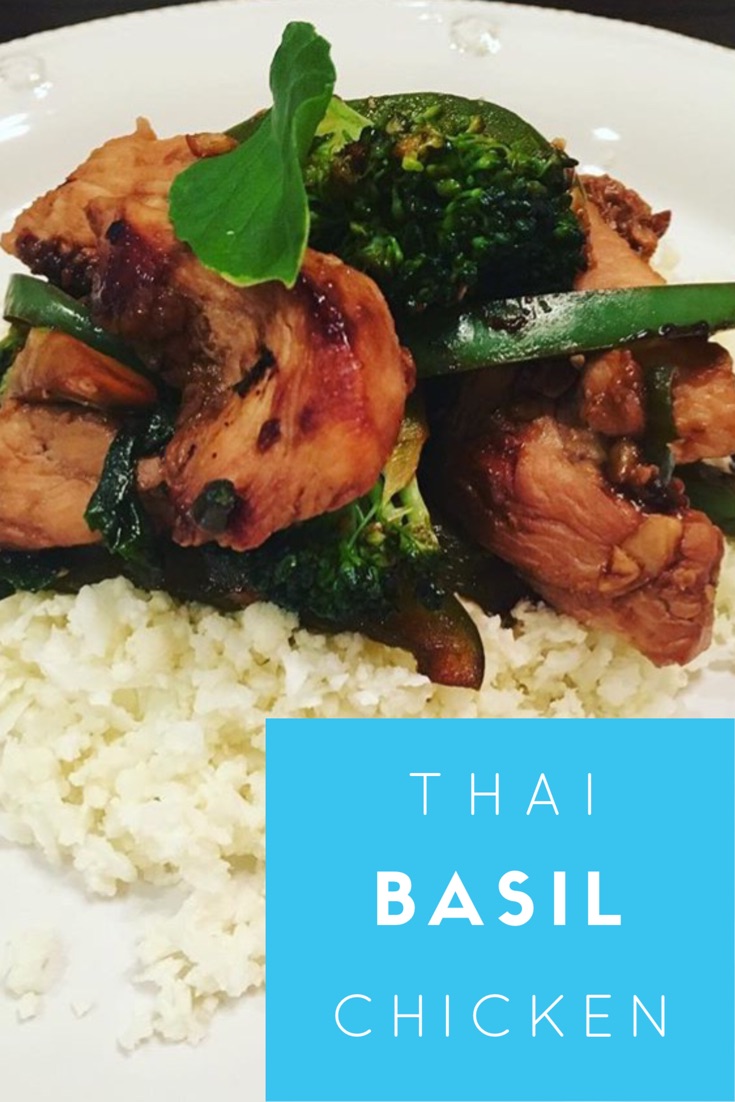 Healthy Thai Basil Chicken