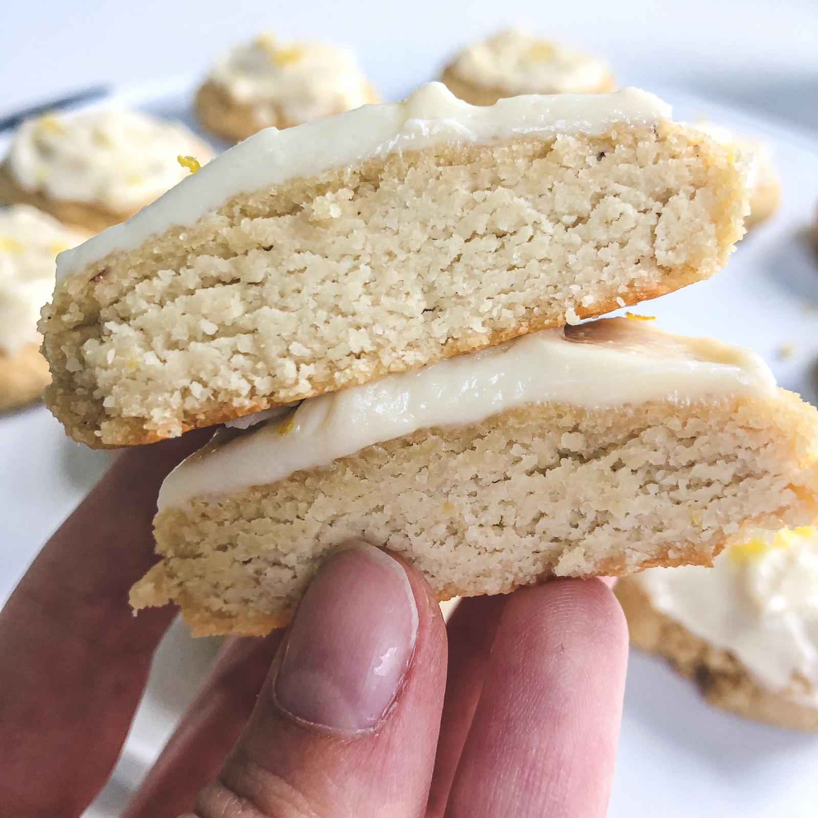 Almond Flour Lemon Cookies - The Dessert Dietitian
